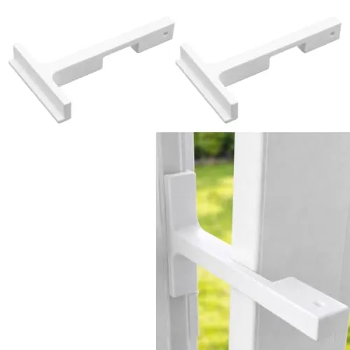 TSB Werk Fensterstopper 2x Fensterfeststeller Kippfensterhalter Zuknallschutz