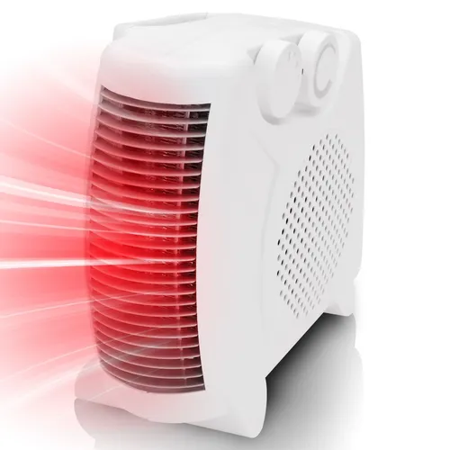 Heizlüfter Badezimmer mit Thermostat – 2-in-1 Ventilator und Heizung 2000 W