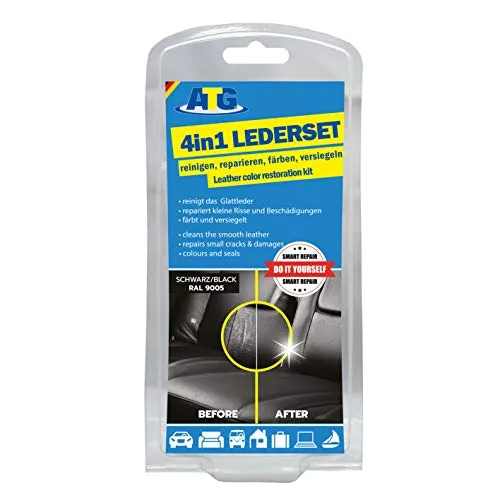 ATG ATG123 Lederpflege Set – 4in1 Leder-Reparatur und Reiniger