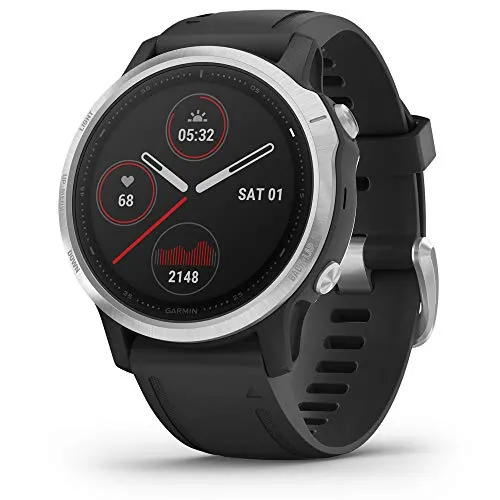 Garmin Fenix 6S Smartwatch schwarz/Silber von Garmin