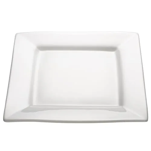 Maxwell & Williams AA0923 Platte eckig mit breitem Rand – 30 x 30 cm – Porzellan Weiß glatt – Square – in Geschenkbox