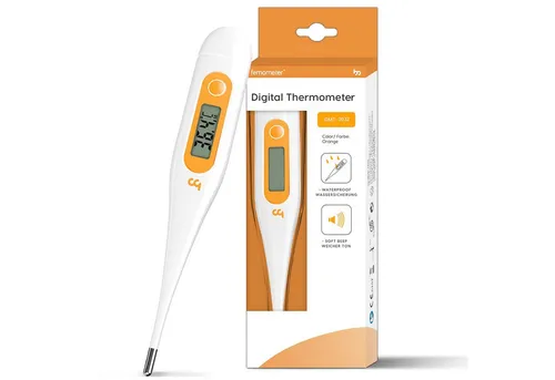UE Stock Fieberthermometer 2 St. Digitales Kinder Erwachsene Fieberthermometer Achselthermometer, für schnelle und präzise Messung