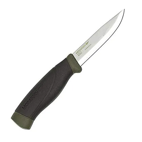 Komoran Mora Messer Begleiter Heavy Duty Grau - Gürtelmesser aus hochwertigem, langlebigem Material, bietet zusätzlichen Komfort und bleibt kühl in der Hand – ideal für Outdoor-Abenteuer.