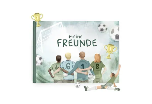 mintkind Tagebuch Freundebuch Grundschule in blau von mintkind