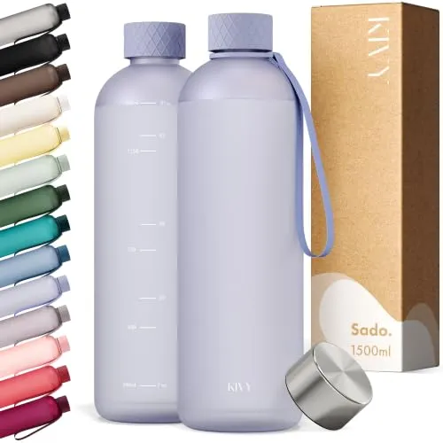 KIVY Trinkflasche 1,5l aus Tritan in blau von KIVY