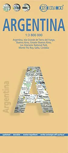 Produktbild Borch Maps: Argentinien 1 : 3 800 000