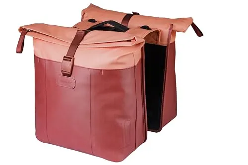 BASIL Fahrrad-Umhängetasche Vive MIK Hooks, burgund - Stylische und praktische Fahrradtasche mit MIK-Hooks für einfache Montage. Ideal für den täglichen Einsatz, vom Einkaufen bis zum Geschäftstermin, mit einem modernen Design und robustem, wasserdichtem Hauptfach.