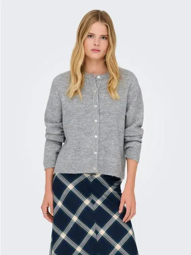 ONLY Strickjacke ONLSIMONI L/S O-NECK CARDIGAN KNT NOOS - Stylische Strickjacke von ONLY im relaxed fit. Mit langen Ärmeln und Rippbündchen für individuelle Tragevarianten. Bequemes Stretch-Material passt sich perfekt an und bietet vielseitige Kombinationsmöglichkeiten.