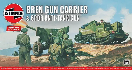 Airfix A01309V 1/76 Bren Gun Carrier & 6 pdrAT Gun von Airfix