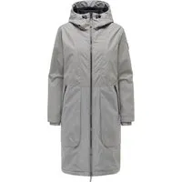 Navahoo Damen Parka Edelumhang mit Kapuze - Stylischer Damenparka Edelumhang von Navahoo für wechselhaftes Wetter. Mit warmer Kapuze, praktischen Taschen und wasserabweisendem Material ist er der ideale Begleiter für Alltag und Freizeit.