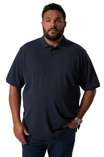 Men Plus Herren große Größen Übergrößen Menswear L-8XL Men+ Poloshirt, Basic, Piqué, Halbarm, bis 8 XL Navy blau 4XL 836256130-4XL