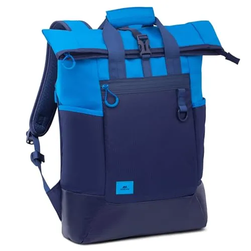 Rivacase Ultraleichter Rucksack Laptop bis 15.6 Zoll - Tagesrucksack für Unisex, wasserdicht und ideal für Alltag und Ausflüge