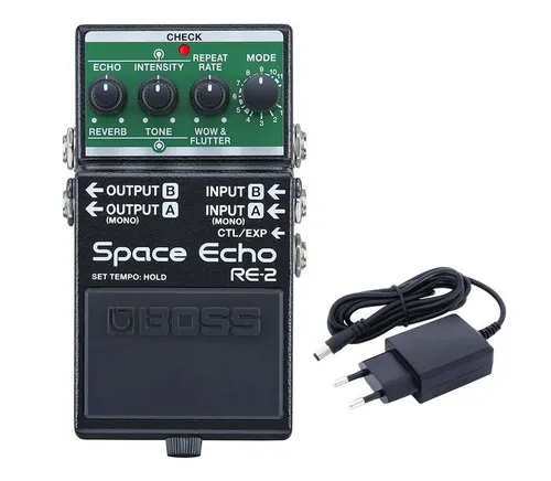 Boss by Roland E-Gitarre Boss RE-2 Space Echo Effektpedal mit Netzteil