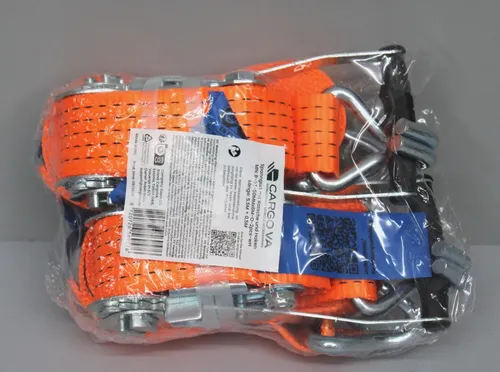 2x CargoVA Spanngurt mit Ratsche und Haken TÜV/GS & DIN 5,5M + 0,5M 5000kg NEU