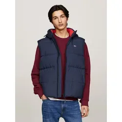 Tommy Jeans Steppweste TJM ESSENTIAL DOWN VEST EXT mit abnehmbarer Kapuze