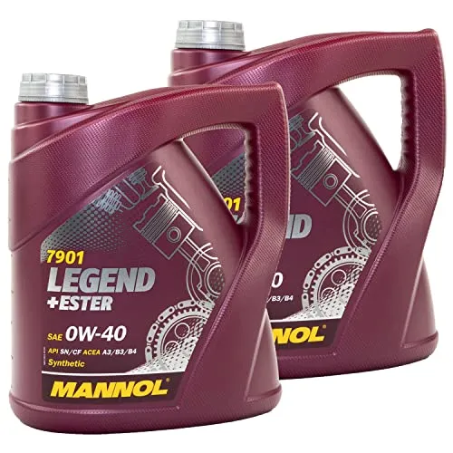 Motoröl Motor Öl vollsynthetisch MANNOL Legend+Ester 0W-40 API SN/CH-4 2 X 4 Liter