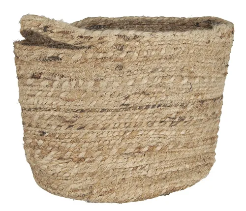 Ib Laursen Hängekorb mit Henkel – Jute Natur 65027-00 in beige von Ib Laursens