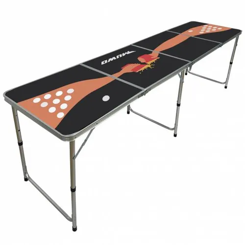 MUWO Bierpong Tisch Set - Der ultimative Klapptisch für Partys - Trinkspiele - Das MUWO Bierpong Tisch Set mit 22 Bechern garantiert grenzenlosen Spaß und ist ideal für Festivals, Partys und Camping. Stabiler Tisch mit stylischem Design und einfacher Reinigung.