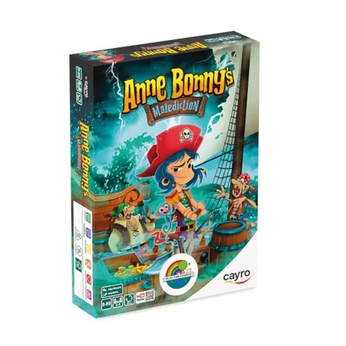 Cayro – Anne Bonnies Malediction – Brettspiel – Piratenabenteuer – Strategiespiele – 2 bis 5 Spieler – Familienspaß