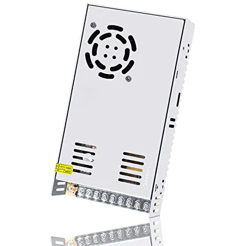 Kingwen Schaltnetzteil 24V 20A Netzteil Adapter Transformator 480W LED Trafo,Netzteil Trafo Schaltnetzteil für LED Streifen,AC 85V / 265V to DC 24V 20A 480W
