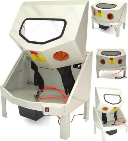 Teilewaschgerät 160 - Hochdruck-Reinigungskabine - Effizientes Hochdruck-Teilewaschgerät 160 für gründliche Reinigung komplexer Teile. Mit integrierter LED-Beleuchtung und 2in1 Funktion zum Reinigen und Ausblasen. Kompaktes Design für jeden Arbeitsplatz.