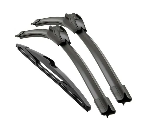 Trades Best Scheibenwischblätter für Dacia Sandero + Stepway - 06/2008-12/2012, vorne und hinten, (Komplett-Set), Scheibenwischer Front- und Heckscheibe