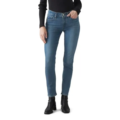 LEVI'S 311 Shaping Skinny Jeans - Damen Slim-fit Jeans im 5-Pocket-Stil, elastisches Material für optimalen Tragekomfort und eine schmeichelhafte Silhouette. Bestseller in mid-blue Denim.