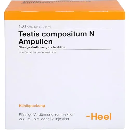 Testis Compositum N Ampullen 100 ST - Homöopathisches Arzneimittel zur Injektion, unterstützt die natürliche Balance des Körpers und ist ideal für ganzheitliche Therapieansätze.