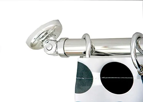 Chrom Glänzend Schrägwand Adapter für Duschvorhangstange