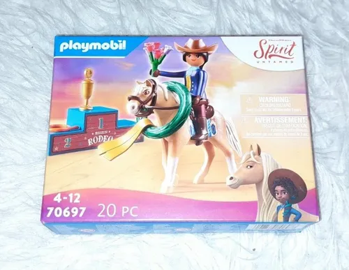 PLAYMOBIL DreamWorks Spirit Untamed 70697 Rodeo PRU - Spielspaß mit Pru und Chica Linda, ideal für kreative Rollenspiele ab 4 Jahren