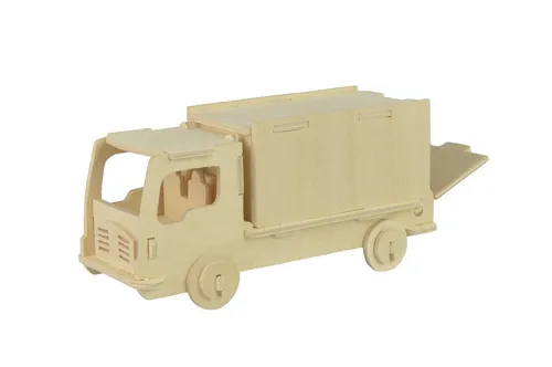 Pebaro 3D-Puzzle Holzbausatz LKW, 851/4, 24 Puzzleteile