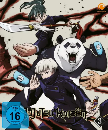 Jujutsu Kaisen - Staffel 1 - Vol.3 - [DVD] - Anime-Film, Freigegeben ab 16 Jahren, erlebe spannende Kämpfe und fesselnde Charaktere in dieser mitreißenden Staffel.