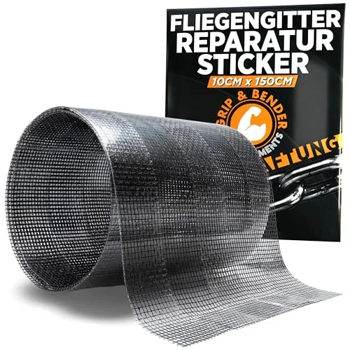 Klebeband für Fliegengitter (10CMx150CM) Insektenschutz Fenstergitter Reparatur-Set, Reparaturband für Insektenschutzgitter (Schwarz, 10cmx150cm)