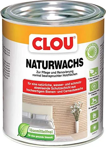 Format 4007141347458 Clou Naturholz Möbelwachs für den Innenbereich - 0,75L