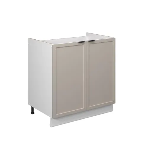 Vicco Unterschrank Fame-Line 80 cm in GrauBeige/Weiß in beige von Vicco