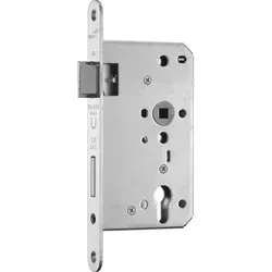 BMH Einstemmschloss BMH 1000 PZW mit Verbundfalle (nach DIN) - Stulp: 235 x 24 x 3 / DM: 65 / links