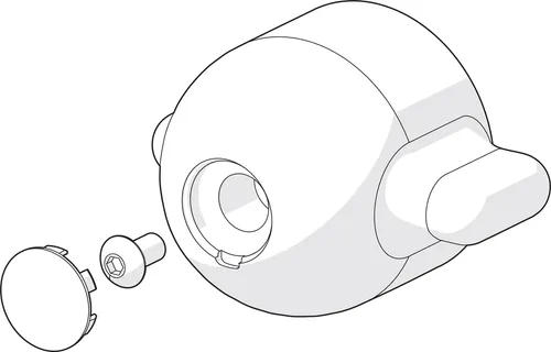 Hansa Temperaturwählgriff komplett zu Care, Chrom