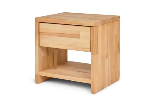 Bubema Nachttisch – Massiv aus Buche mit Schublade von Betten-ABC
