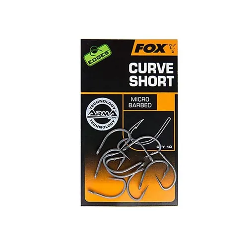 FOX Edges Armapoint Curve Shank Short Gr.8 10Stk. CHK211