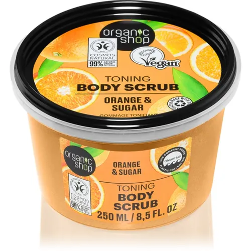 Organic Shop Orange & Sugar tonisierendes Peeling für den Körper 250 ml