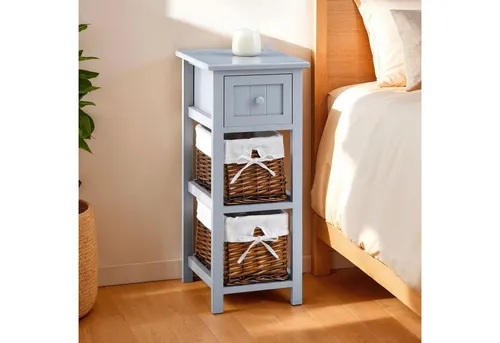 Nachttische aus Kiefernholz von IDIMEX