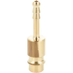 Druckluft Stecktülle Nw 7,2 X Ø 4 Mm Schlauchanschluss Tülle, Typ 26sf, Messing Blank