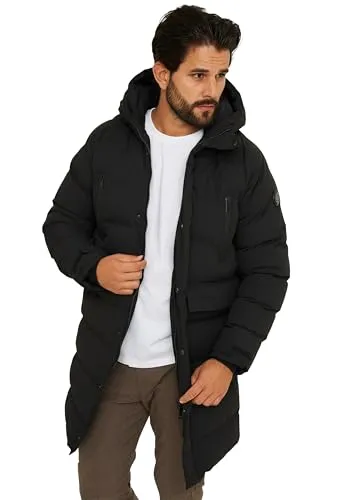 Soulstar Herren Parka Winterjacke mit Kapuze – Stilvoller Wintermantel - Der SOULSTAR Winterparka vereint Wärme und modernes Design. Ideal für Herbst und Winter, bietet er perfekten Tragekomfort und passt zu verschiedenen Outfits – für Arbeit, Freizeit und mehr.