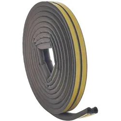 Gummidichtung 2x3m für D-Profile, braun