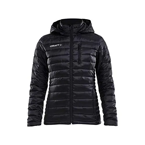 Craft Damen Steppjacke Isolate Jacket 1905994 - Schwarz XS - Funktionsjacken für Damen, leichte und isolierende Steppjacke für optimalen Kälteschutz und Bewegungsfreiheit.