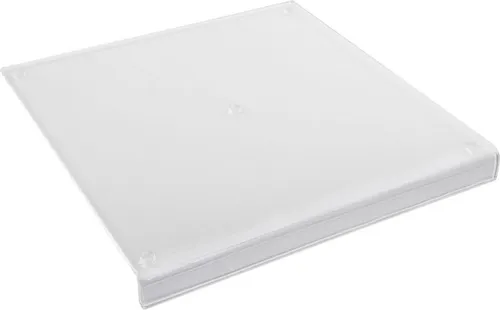 GSD HAUSHALTSGERÄTE Schneidebrett aus Acryl mit Anschlag - Schneidebrett aus geschmacksneutralem, hitzebeständigem Acryl, ideal für präzises Schneiden und Zubereiten in der Küche.