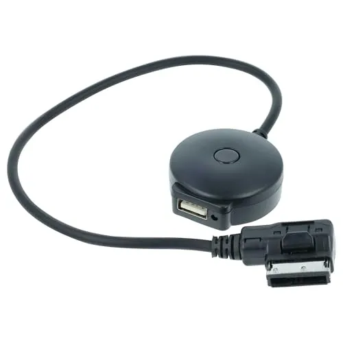 vhbw Bluetooth-Adapter USB, MMI-AMI kompatibel mit Auto, KFZ VW Polo, Scirocco, Sharan, Tiguan, Touareg, Touran, T5