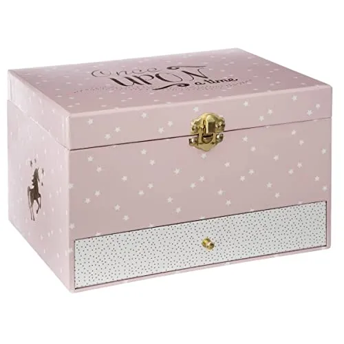 Musikbox Einhorn H 14 cm - Rosa - Atmosphera créateur d'intérieur