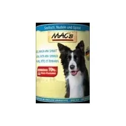 Mac's Dog Lachs und Spinat 800g in rot von MAC's