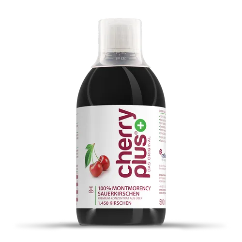 Cherry Plus Das Original Montmorency Sauerk.-konz. - Fruchtextrakt aus Kirschen, ideal für natürliche Gesundheit und Wellness